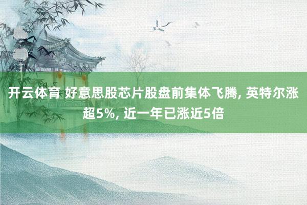 开云体育 好意思股芯片股盘前集体飞腾， 英特尔涨超5%， 近一年已涨近5倍